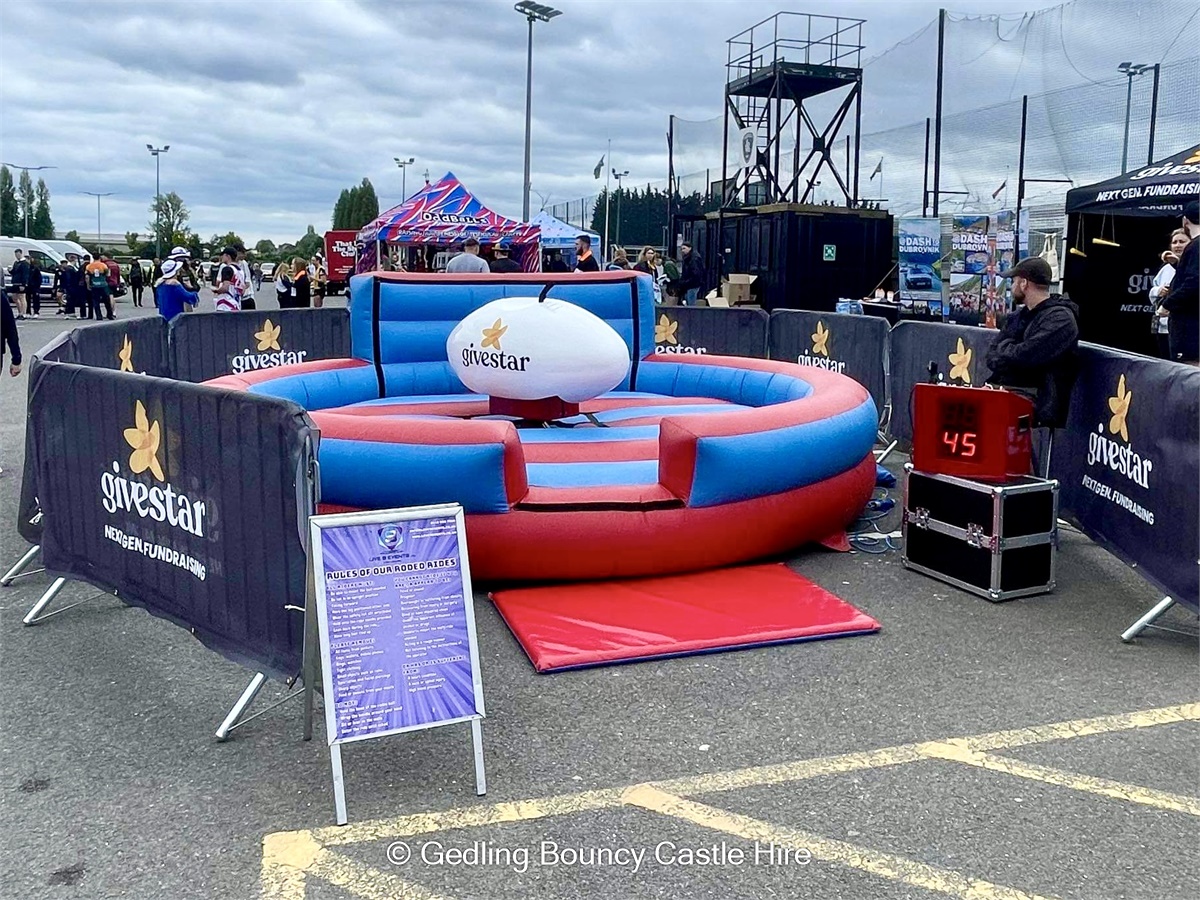 Rodeo Rugby Ball Hire Nottingham - Gedling Bouncy Castle Hire